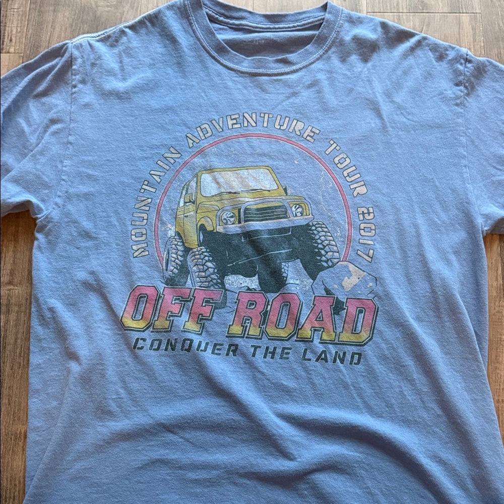 Full Tilt Blue Off-Road Adventure T-Shirt